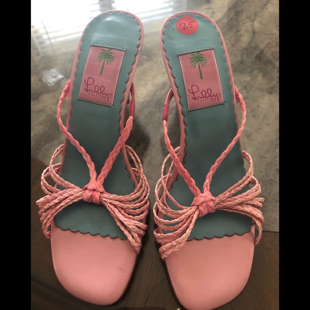 Authentic Lily Pulitzer Sandals perfect 4-spring